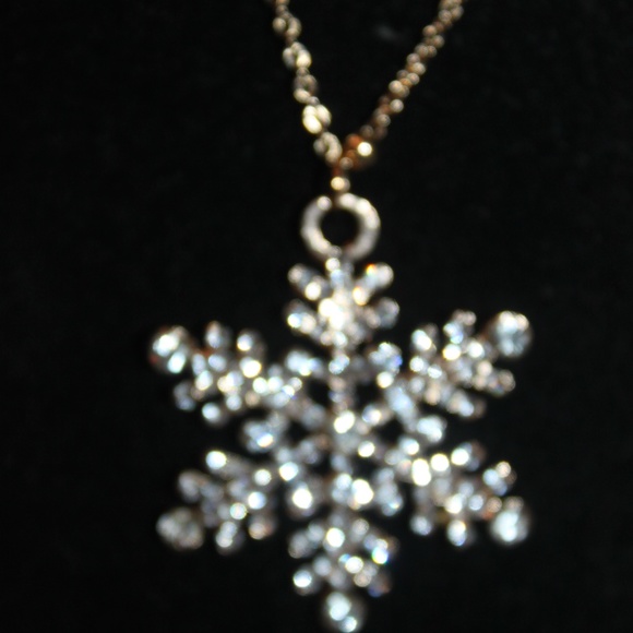 NWT ❄ Snowflake Double Chained Necklace - Picture 5 of 5